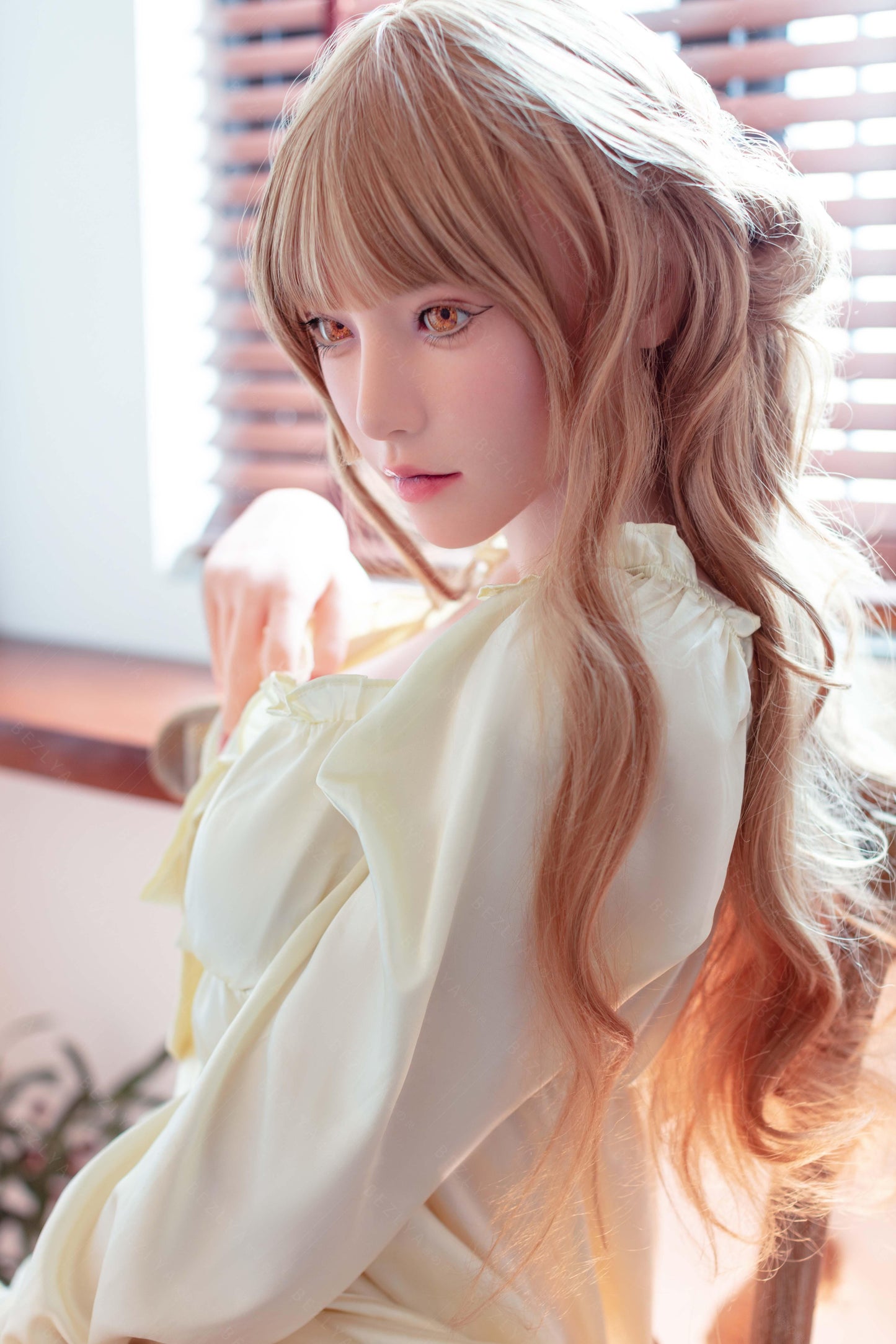 Bezlya - Iris - 160cm/5ft3 - 2.1 C-cup - Silicone Sex Doll - 76dollshop