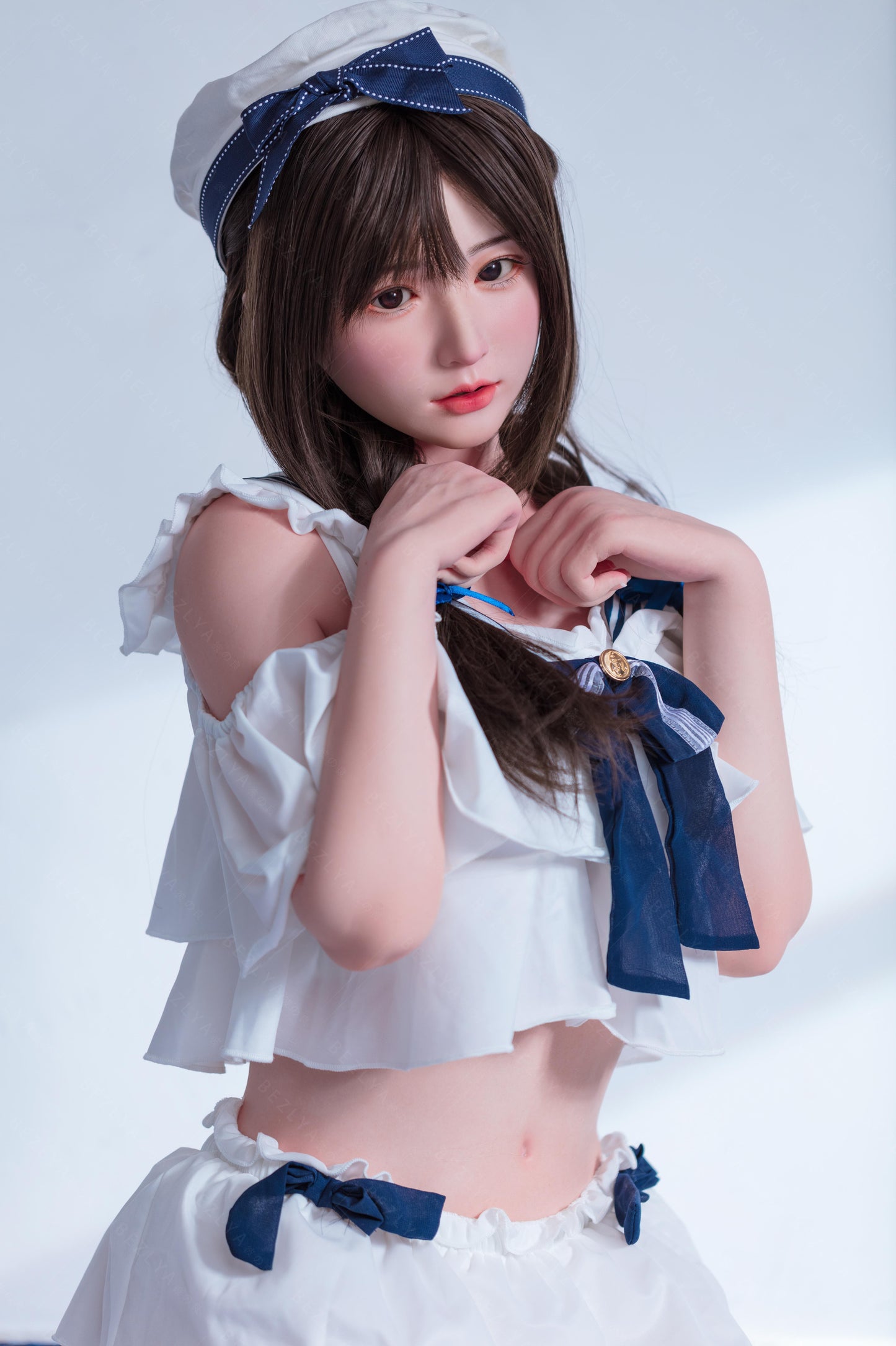 Bezlya - Platycodon - 160cm/5ft3 - 2.1 C-cup - Silicone Sex Doll - 76dollshop
