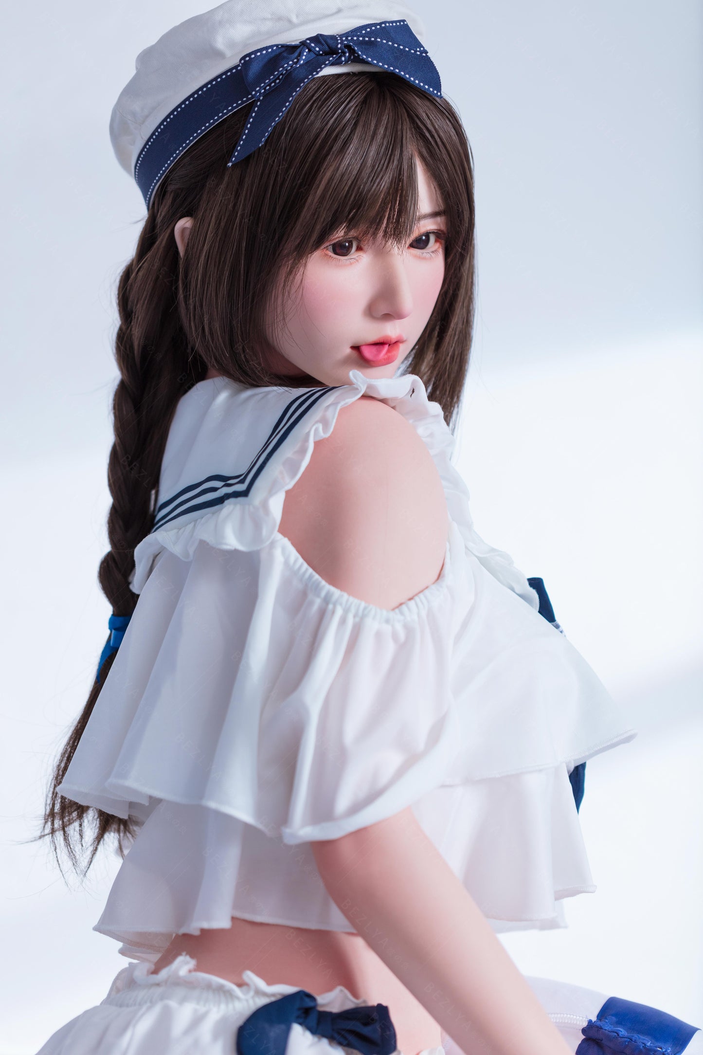 Bezlya - Platycodon - 160cm/5ft3 - 2.1 C-cup - Silicone Sex Doll - 76dollshop