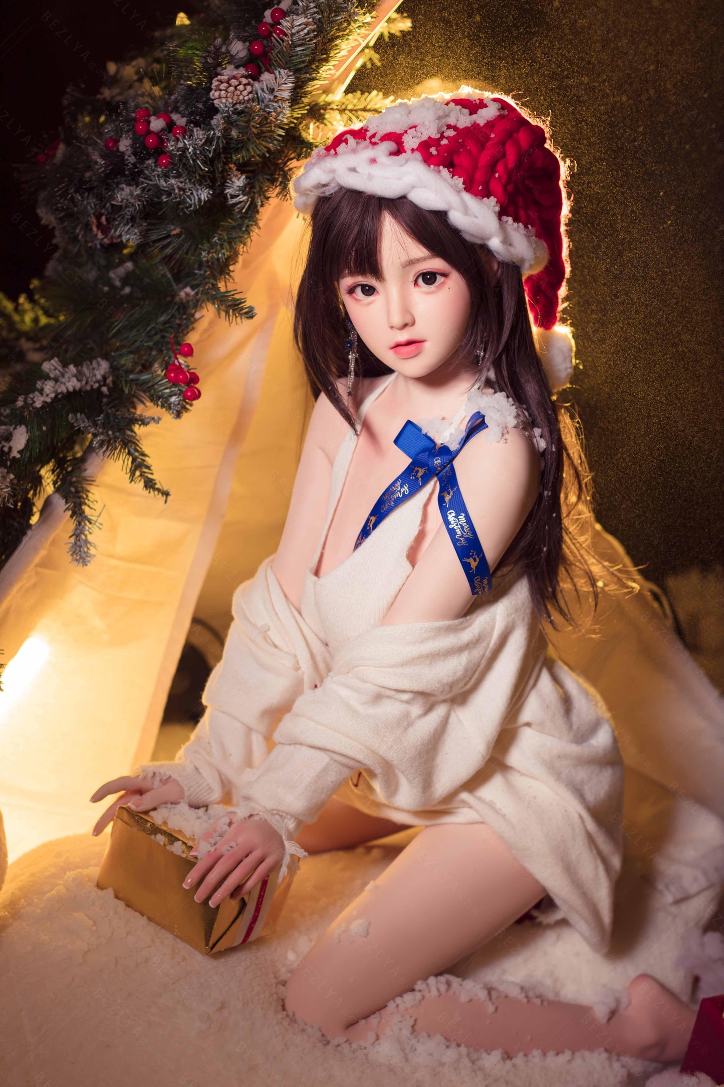 Bezlya - Convallaria - 149cm/4ft10.75 - 2.1 D-cup - Silicone Sex Doll - 76dollshop