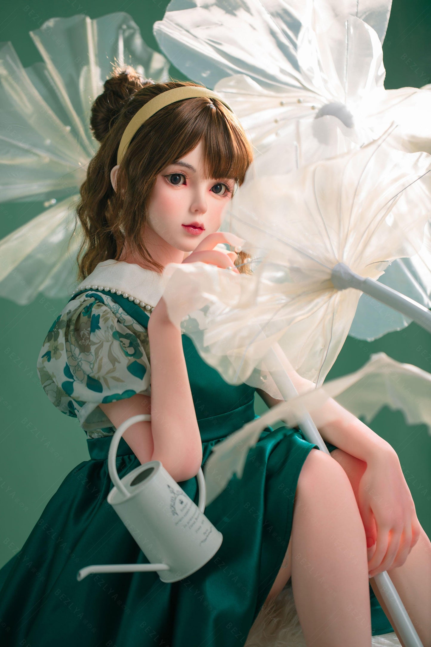 Bezlya - Ruriokoshi - 138cm/4ft6.25 - 2.0 AA-cup - Silicone Head + TPE Body Sex Doll - 76dollshop