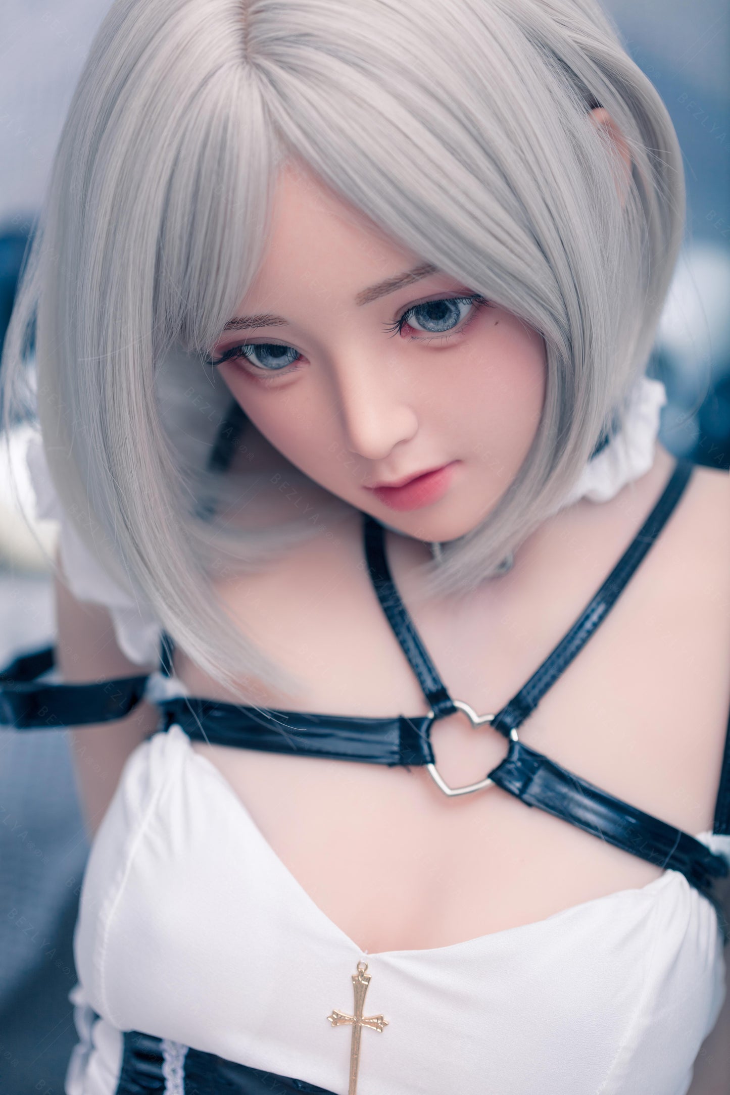 Bezlya - Convallaria - 155cm/5ft1 - 2.0 B-cup - Silicone Head + TPE Body Sex Doll - 76dollshop