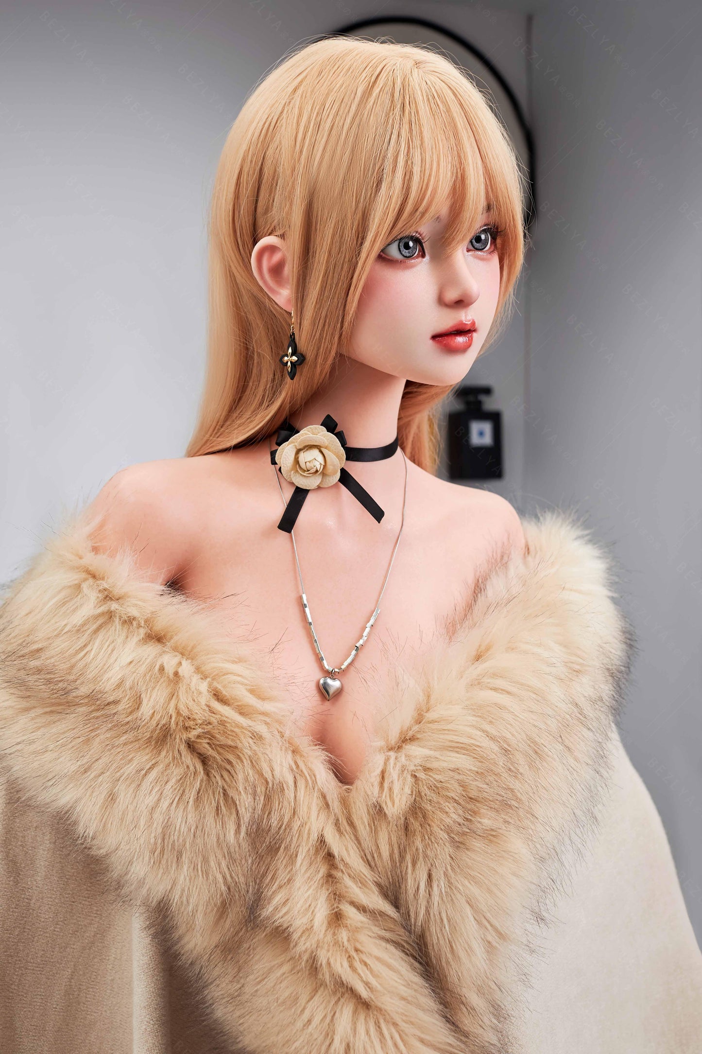 Bezlya - Convallaria - 158cm/5ft2 - 2.1 E-cup - Silicone Sex Doll - 76dollshop