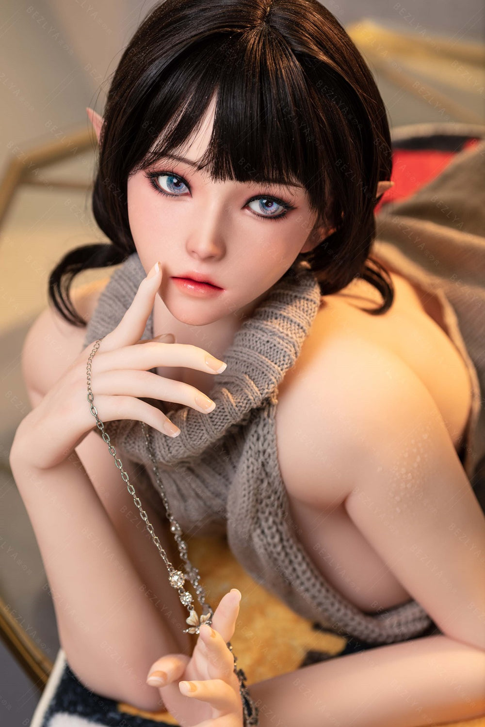 Bezlya - 鈴蘭 - 149cm/4ft10.75 - 2.0 D 杯 - 矽膠頭 + TPE 身體性玩偶
