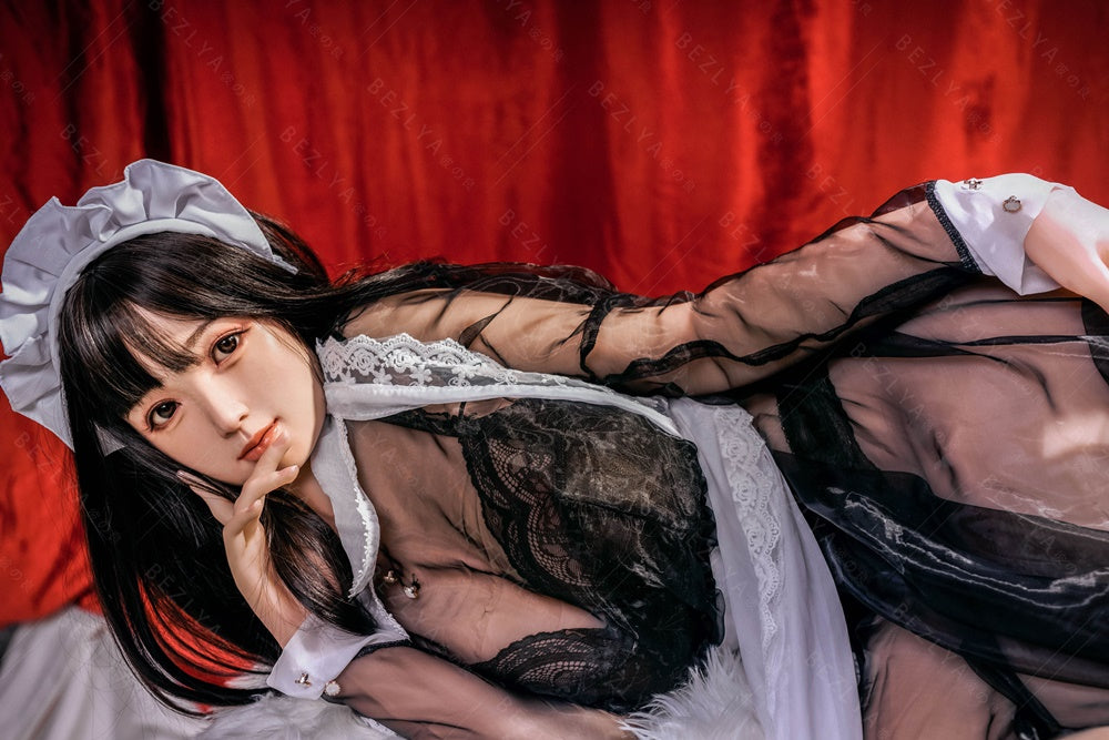 Bezlya - Clitoria - 155cm/5ft1 - 2.0 F-cup - Silicone Head + TPE Body Sex Doll
