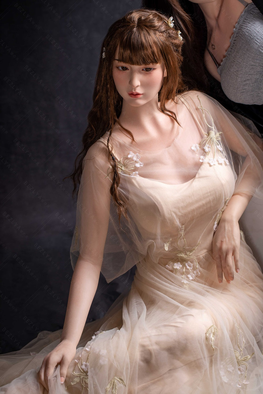 Bezlya - DoubleFace - 163cm/5ft4 - 2.0 C-cup - Silicone Head + TPE Body Sex Doll