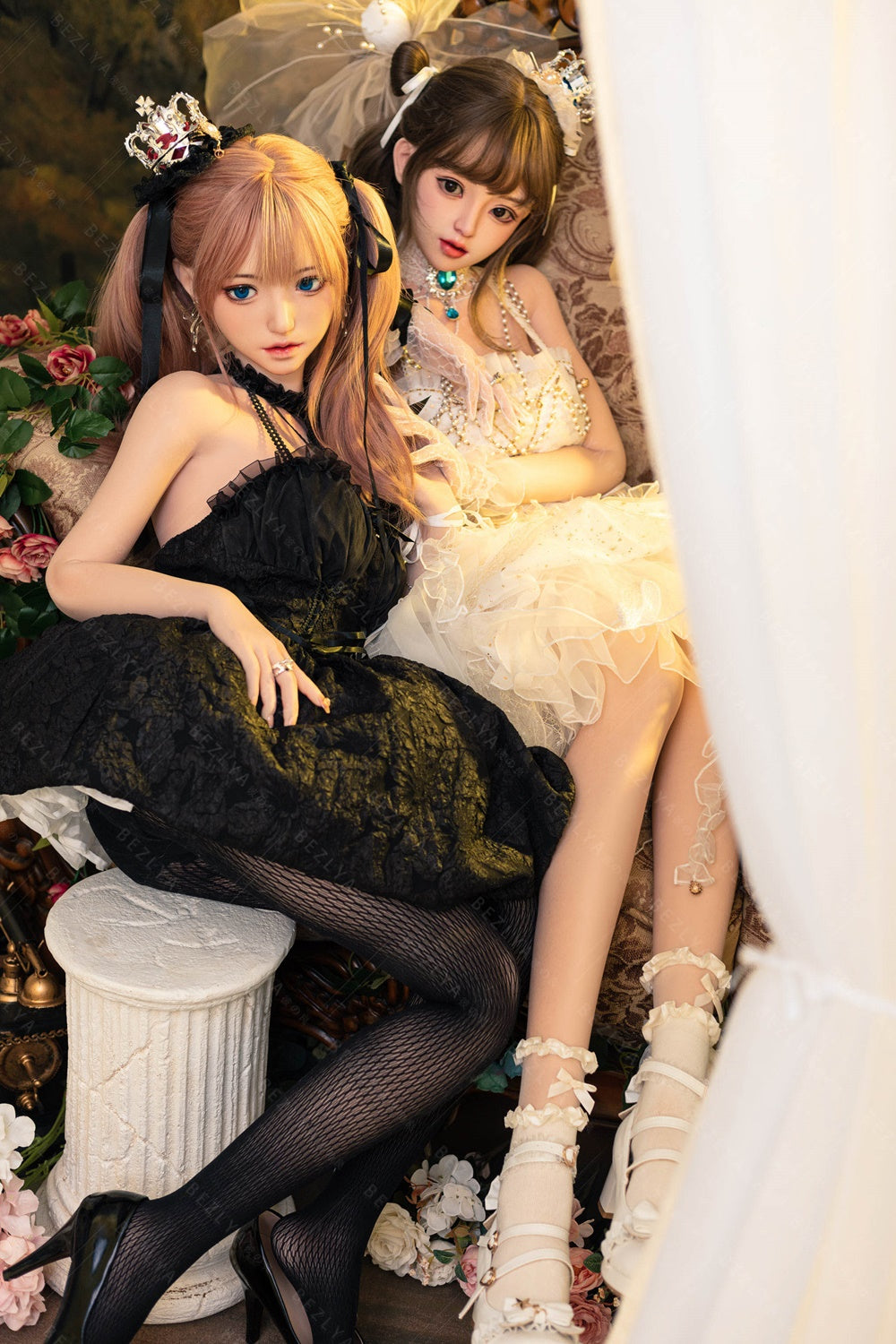 Bezlya - Campanula & Convallaria - 149cm/4ft11 - 2.1 D-cup - Silicone Sex Doll