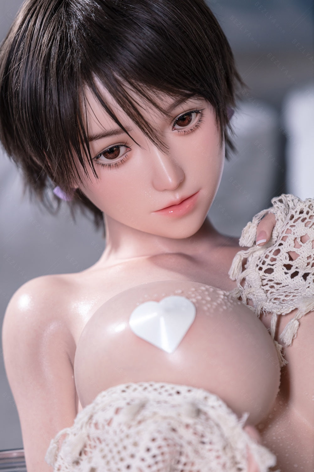 Bezlya - 鈴蘭 - 149cm/4ft10.75 - 2.0 D 杯 - 矽膠頭 + TPE 身體性玩偶