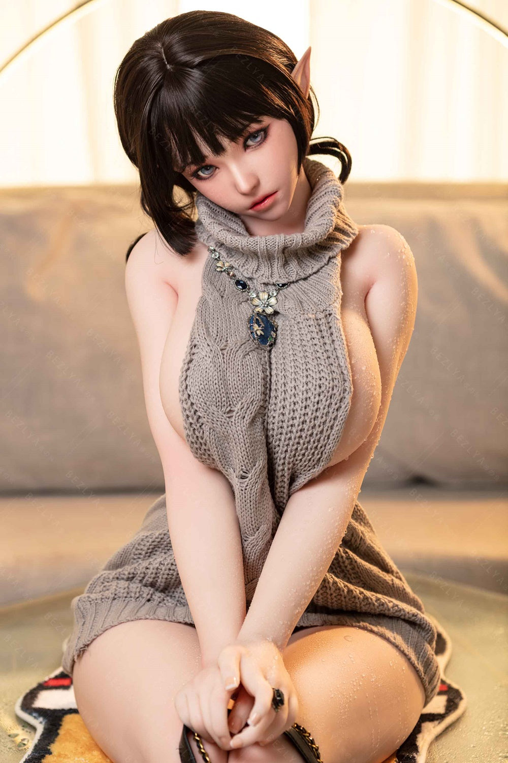 Bezlya - 鈴蘭 - 149cm/4ft10.75 - 2.0 D 杯 - 矽膠頭 + TPE 身體性玩偶