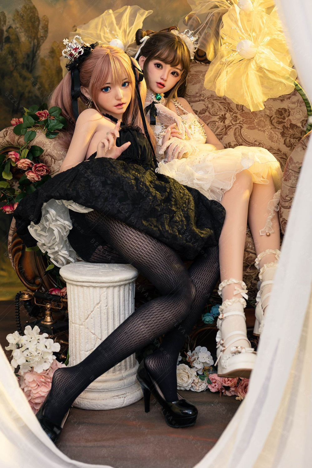 Bezlya - Campanula & Convallaria - 149cm/4ft11 - 2.1 D-cup - Silicone Sex Doll