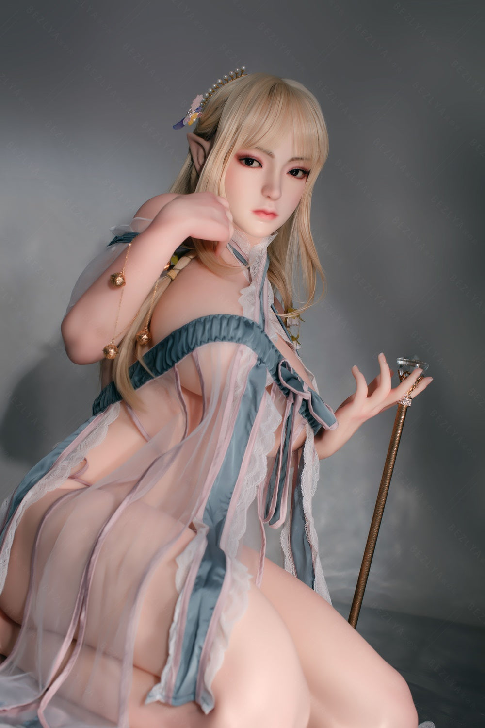 Bezlya - Pansy - 160cm/5ft3 - 2.0 C-cup - Silicone Head + TPE Body Sex Doll