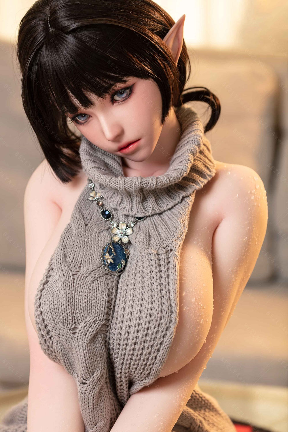 Bezlya - 鈴蘭 - 149cm/4ft10.75 - 2.0 D 杯 - 矽膠頭 + TPE 身體性玩偶