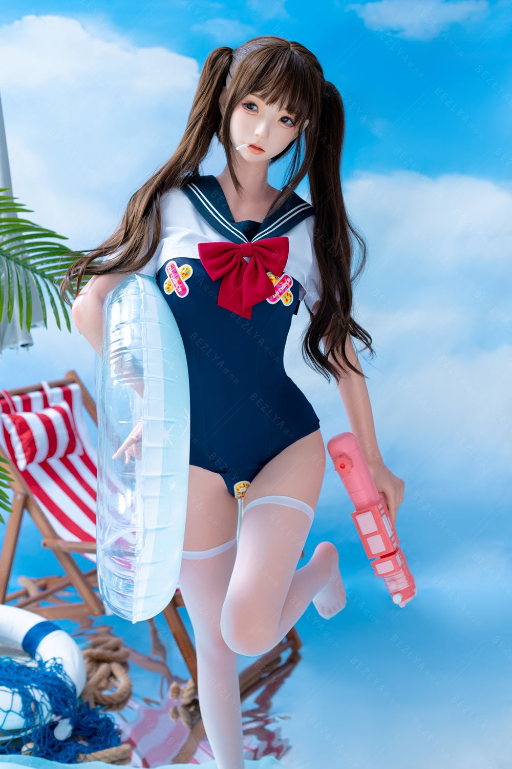 Bezlya - Chunmomo - 159cm/5ft3 - 2.2CF C-cup - Silicone Sex Doll