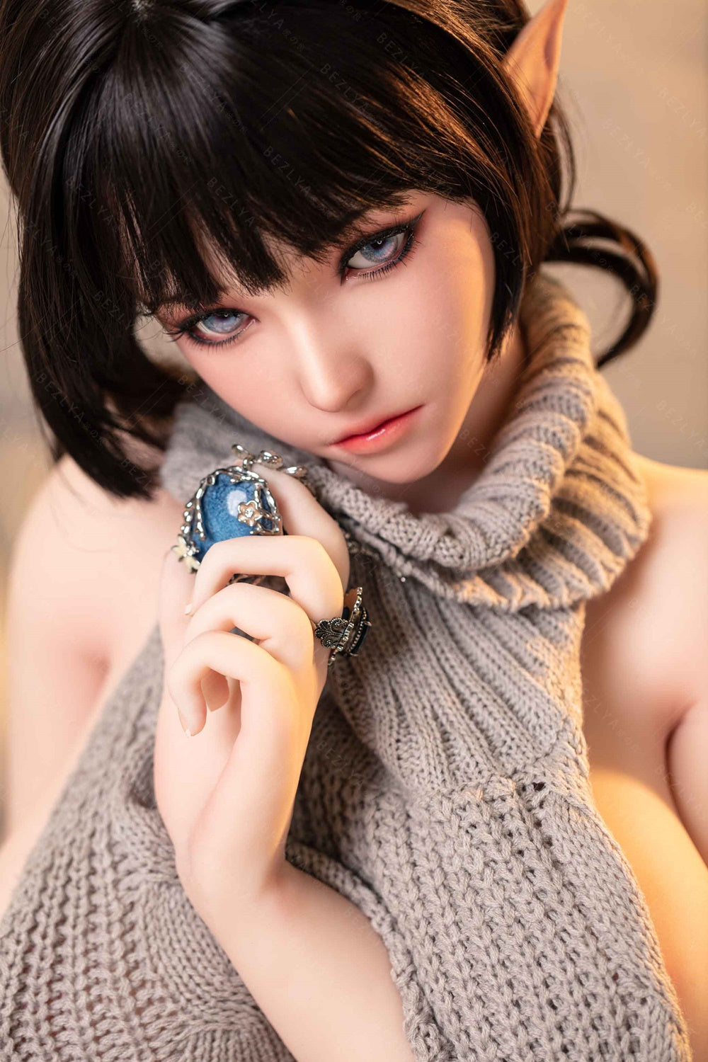 Bezlya - 鈴蘭 - 149cm/4ft10.75 - 2.0 D 杯 - 矽膠頭 + TPE 身體性玩偶