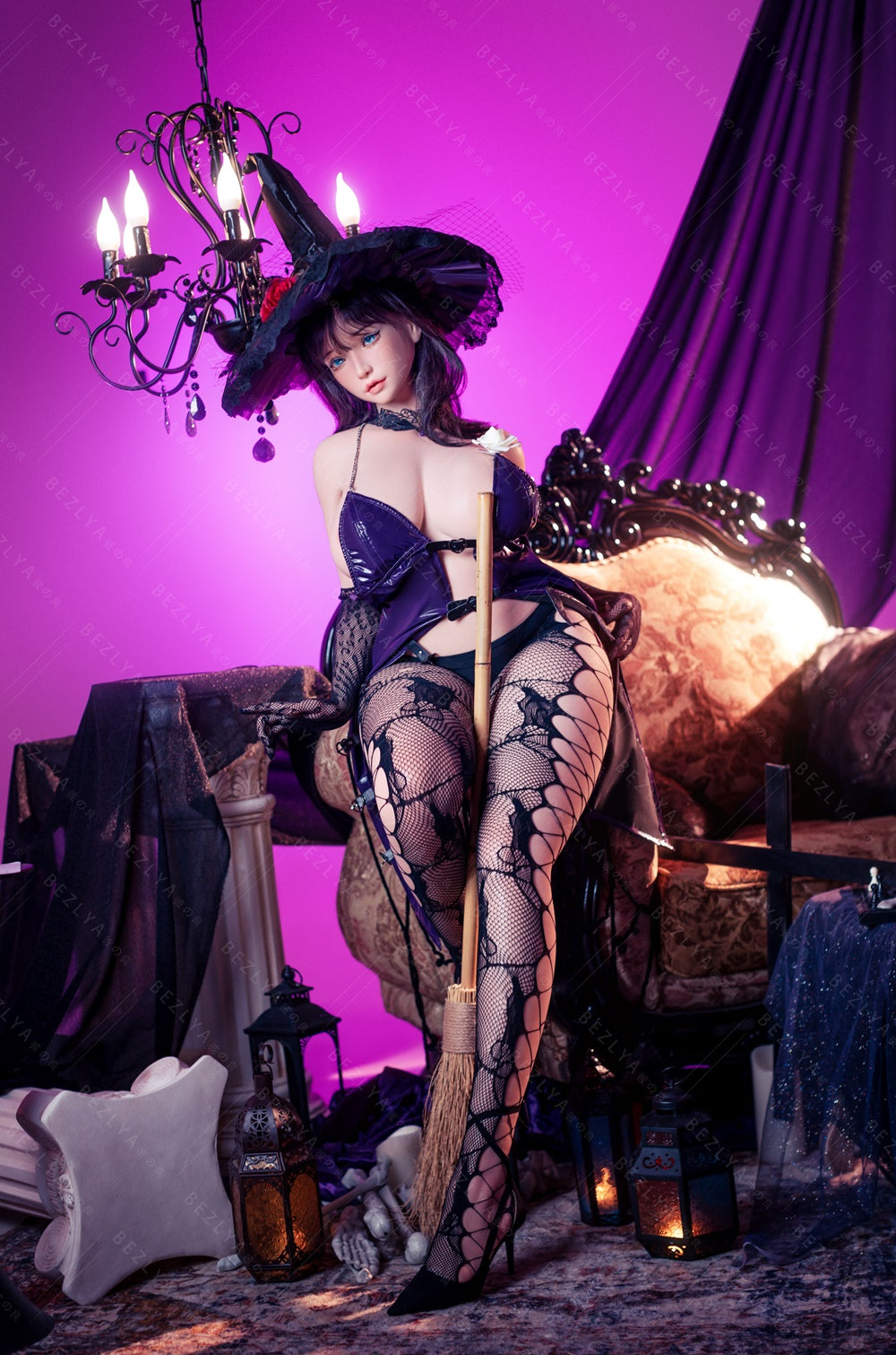 Bezlya - 鈴蘭 - 149cm/4ft10.75 - 2.0 D 杯 - 矽膠頭 + TPE 身體性玩偶