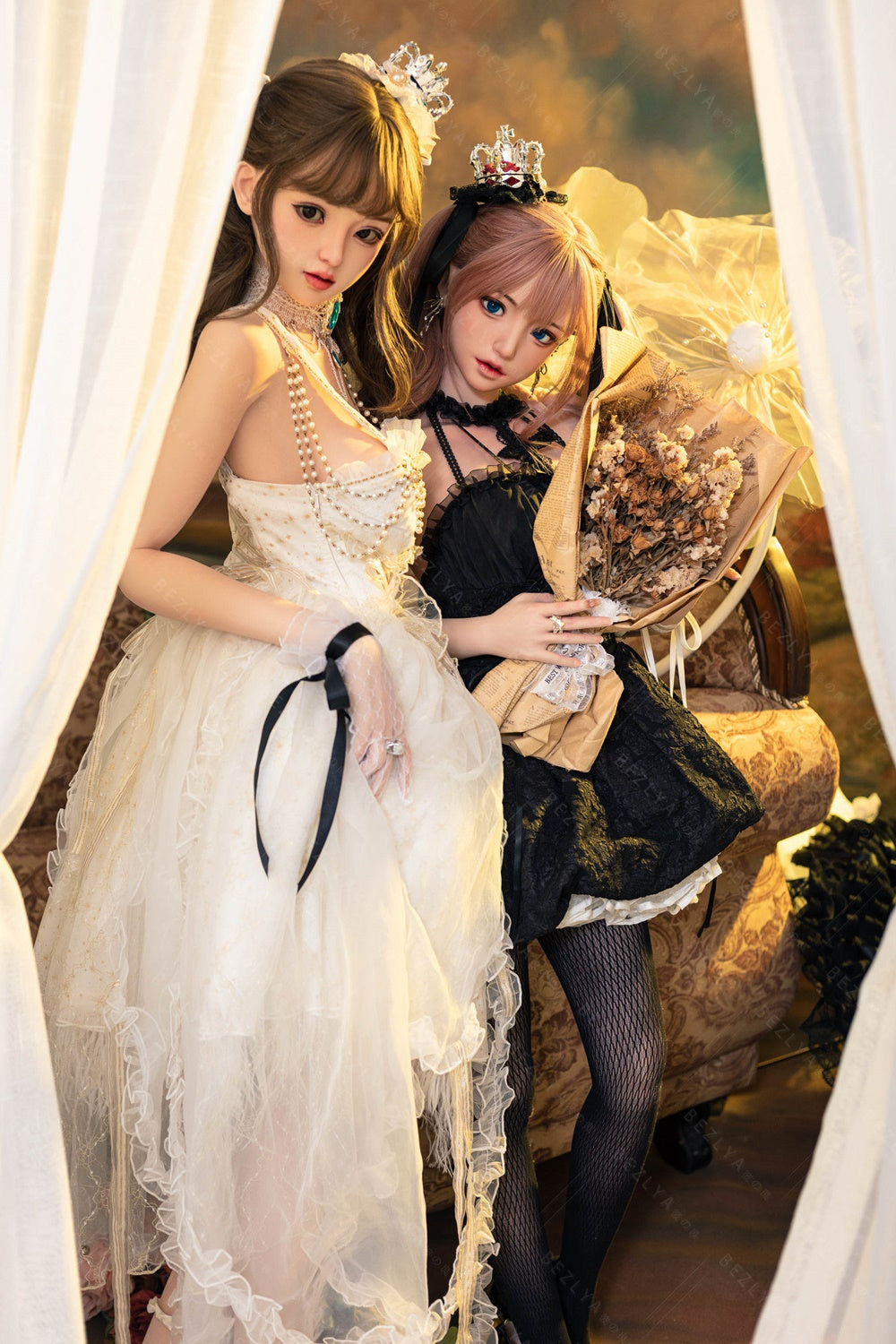 Bezlya - Campanula & Convallaria - 149cm/4ft11 - 2.1 D-cup - Silicone Sex Doll