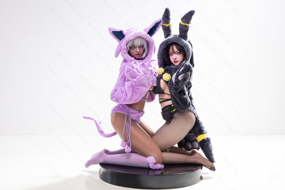 Bezlya - Campanula & Campanula - 155cm/5ft1 - 2.2CF C-cup - Silicone Sex Doll