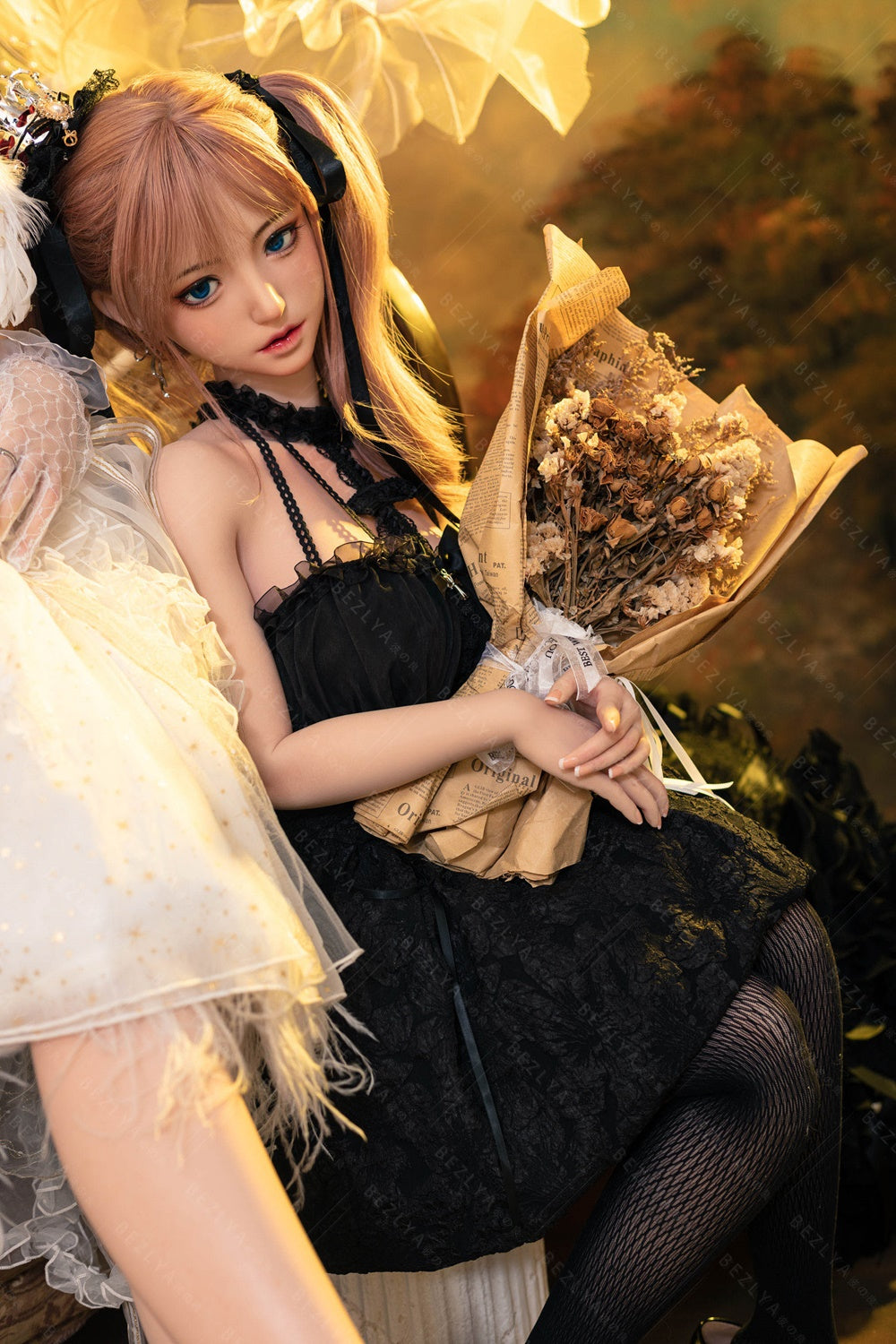 Bezlya - Campanula & Convallaria - 149cm/4ft11 - 2.1 D-cup - Silicone Sex Doll