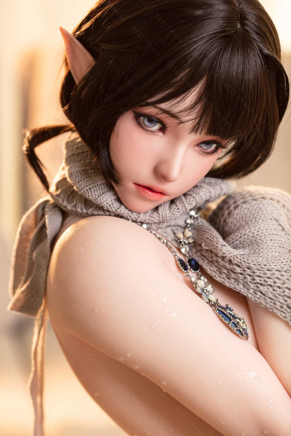 Bezlya - 鈴蘭 - 149cm/4ft10.75 - 2.0 D 杯 - 矽膠頭 + TPE 身體性玩偶