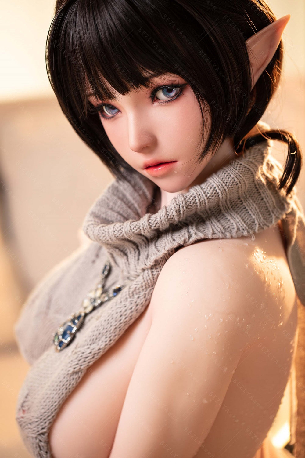 Bezlya - 鈴蘭 - 149cm/4ft10.75 - 2.0 D 杯 - 矽膠頭 + TPE 身體性玩偶