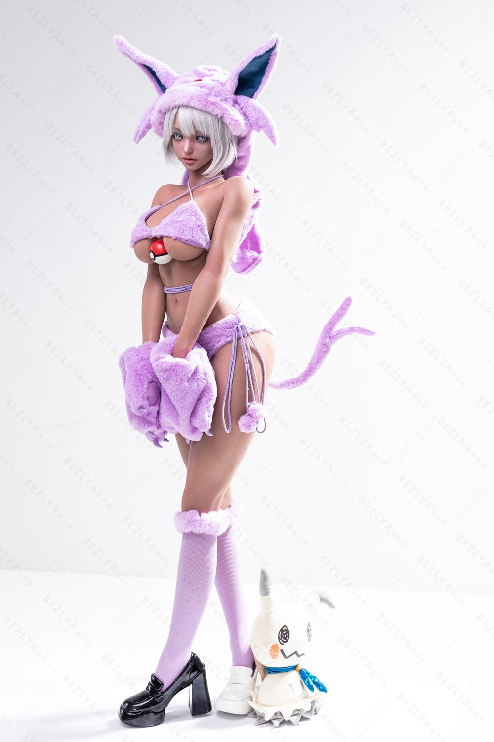 Bezlya - Campanula & Campanula - 155cm/5ft1 - 2.2CF C-cup - Silicone Sex Doll