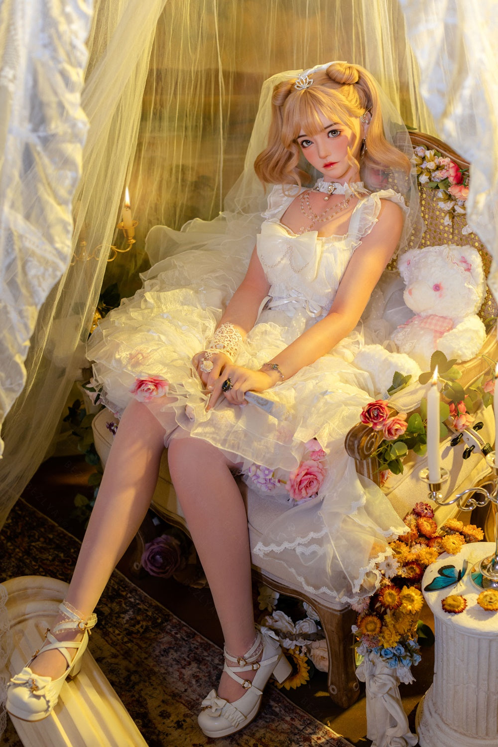 Bezlya - Oleander - 156cm/5ft1 - 2.1 B-cup - Silicone Sex Doll