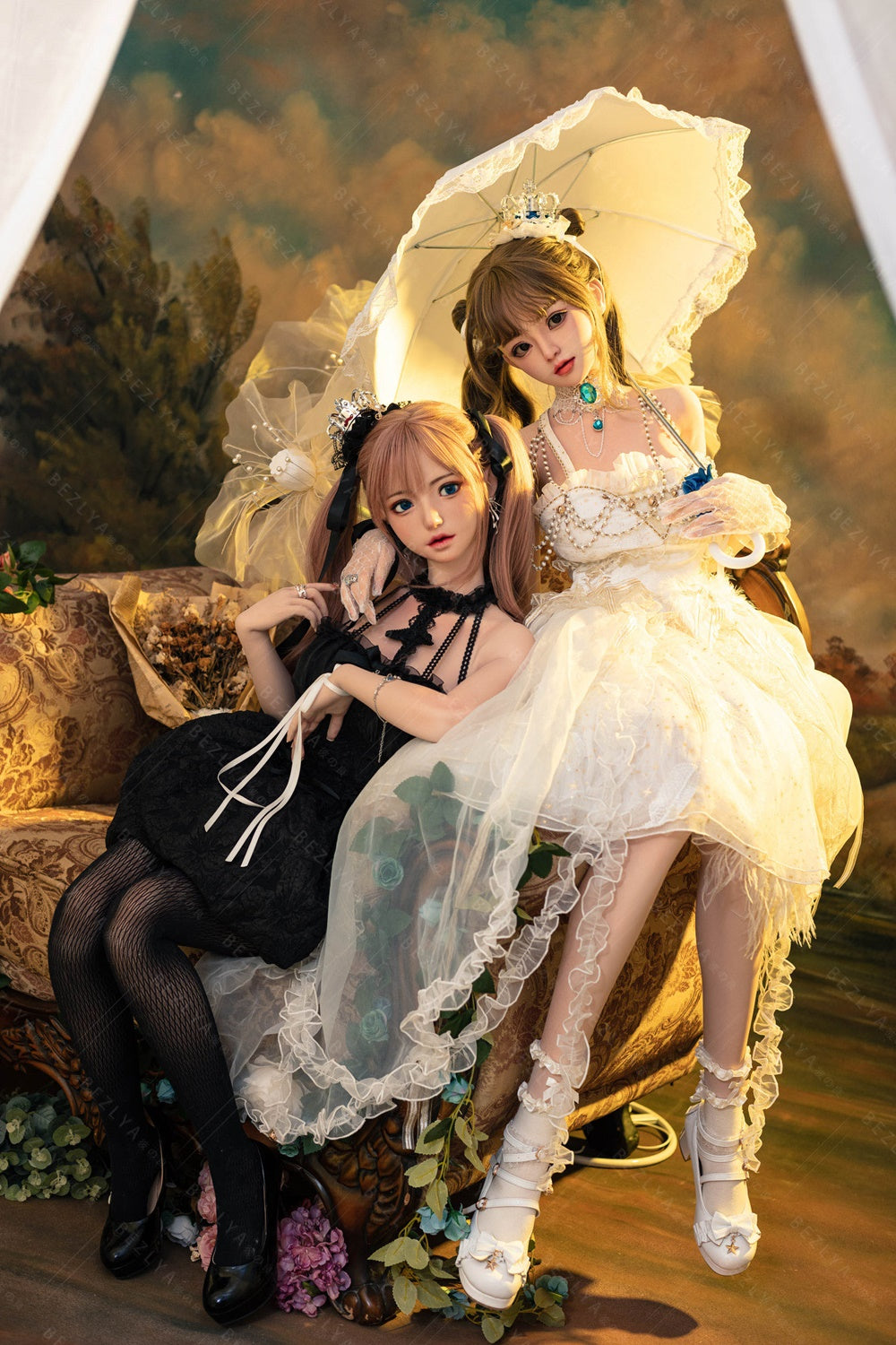Bezlya - Campanula & Convallaria - 149cm/4ft11 - 2.1 D-cup - Silicone Sex Doll