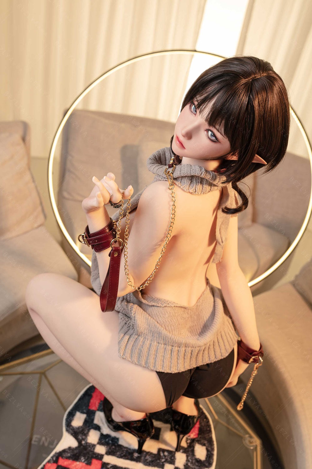 Bezlya - 鈴蘭 - 149cm/4ft10.75 - 2.0 D 杯 - 矽膠頭 + TPE 身體性玩偶