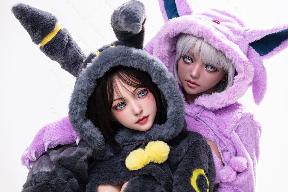 Bezlya - Campanula & Campanula - 155cm/5ft1 - 2.2CF C-cup - Silicone Sex Doll