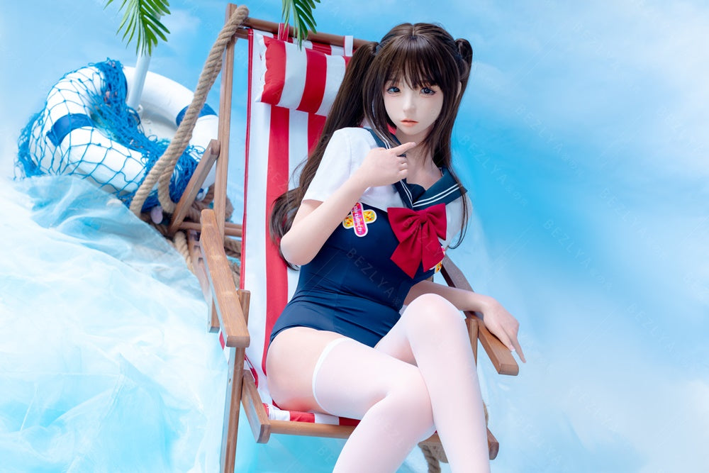 Bezlya - Chunmomo - 159cm/5ft3 - 2.2CF C-cup - Silicone Sex Doll