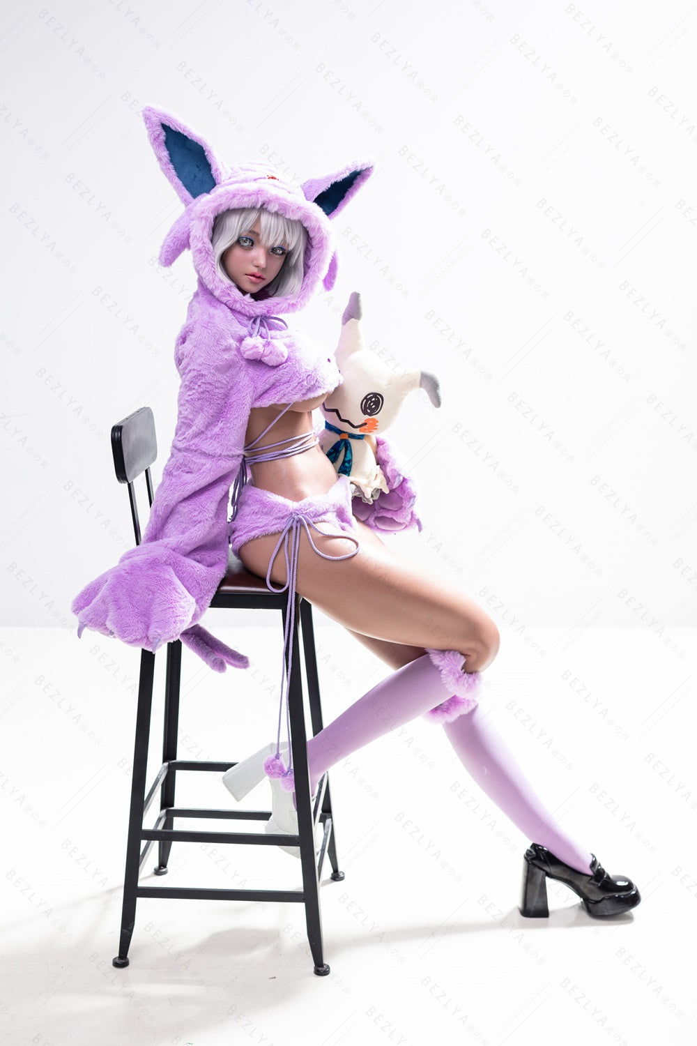 Bezlya - Campanula & Campanula - 155cm/5ft1 - 2.2CF C-cup - Silicone Sex Doll