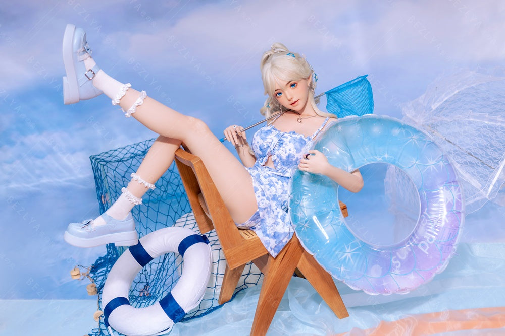 Bezlya - Pisum - 149cm/4ft11 - 2.1 D-cup - Silicone Sex Doll