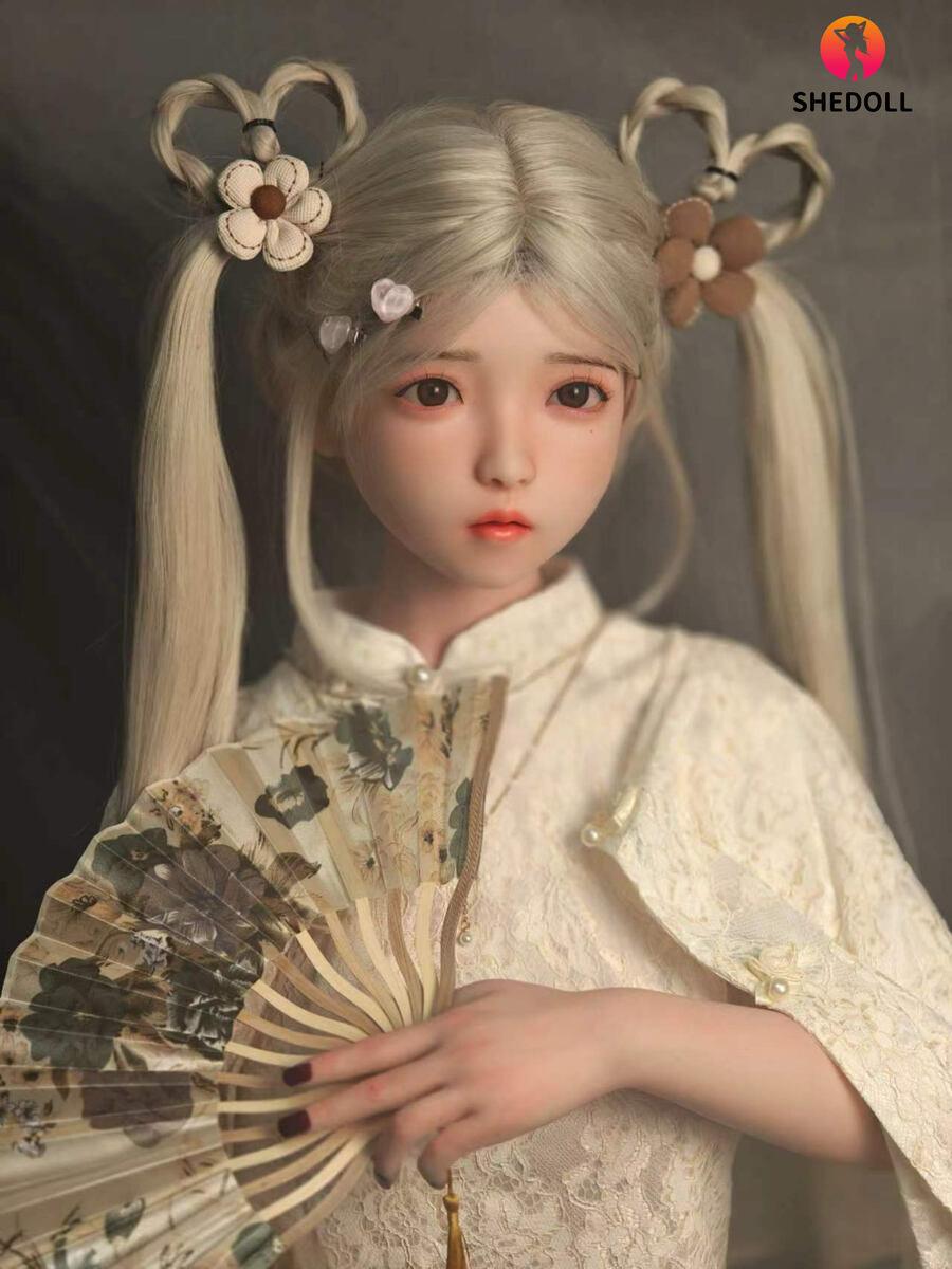 SHEDOLL – Luo Xiaoyi - 148cm/4ft10 C-cup - Silicone Head + TPE Body Sex Doll - 76dollshop