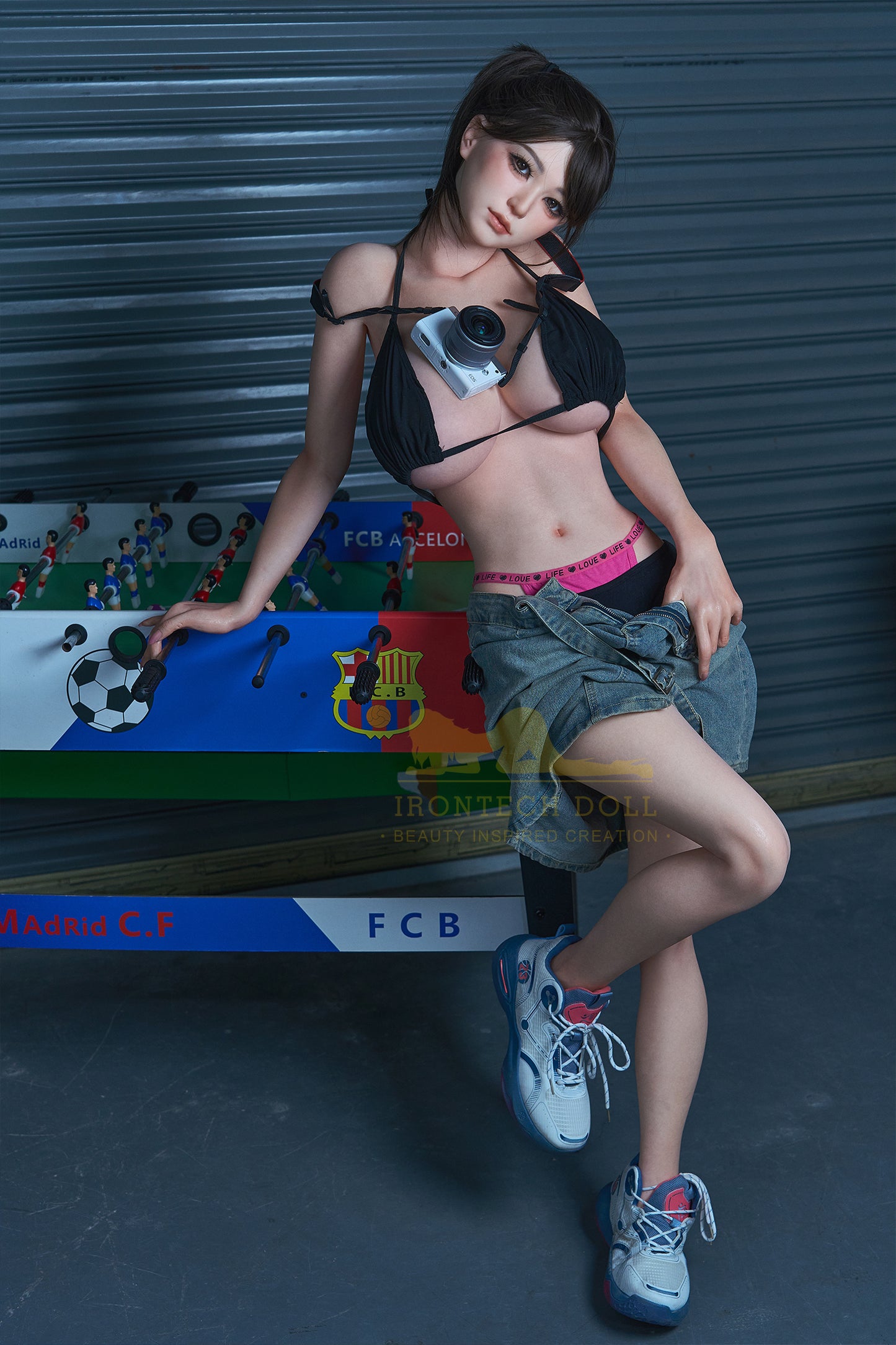 Irontech 娃娃 – Liisi - 158 公分/5 英尺2 D 杯矽膠性玩偶