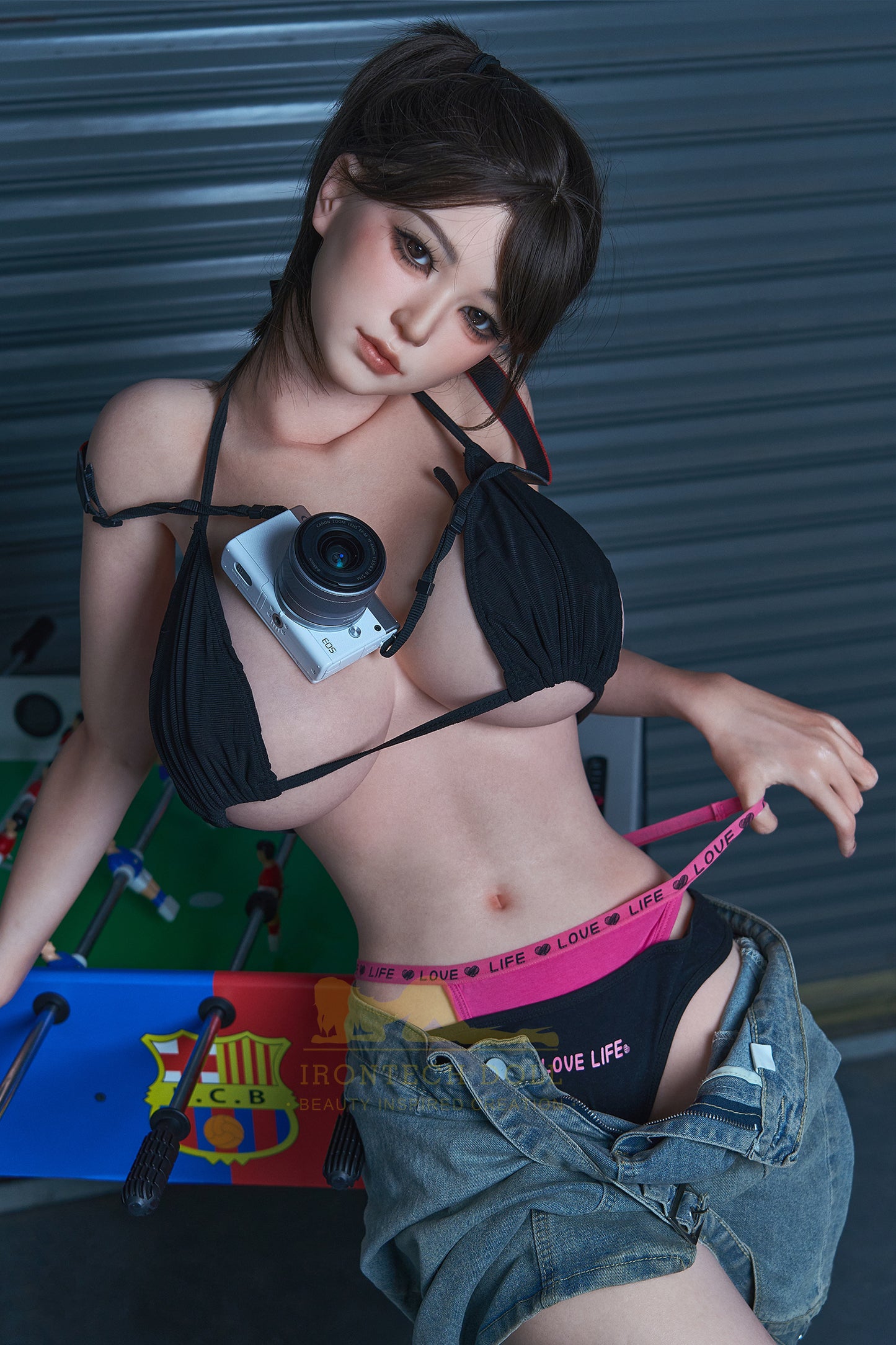 Irontech 娃娃 – Liisi - 158 公分/5 英尺2 D 杯矽膠性玩偶