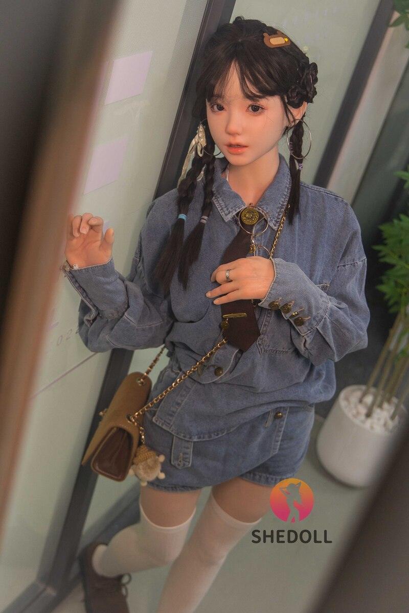 SHEDOLL – Zhiyuan - 158cm/5ft2 C-cup - Silicone Head + TPE Body Sex Doll - 76dollshop