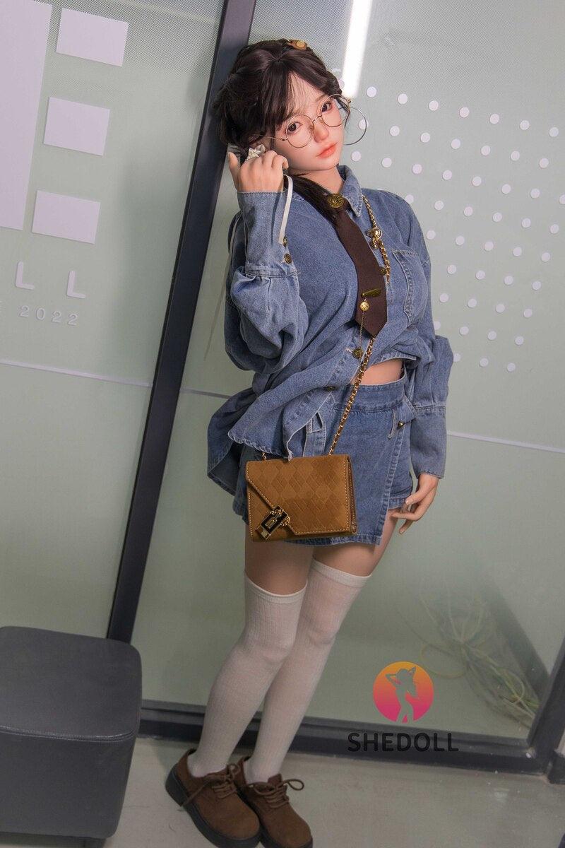SHEDOLL – Zhiyuan - 158cm/5ft2 C-cup - Silicone Head + TPE Body Sex Doll - 76dollshop