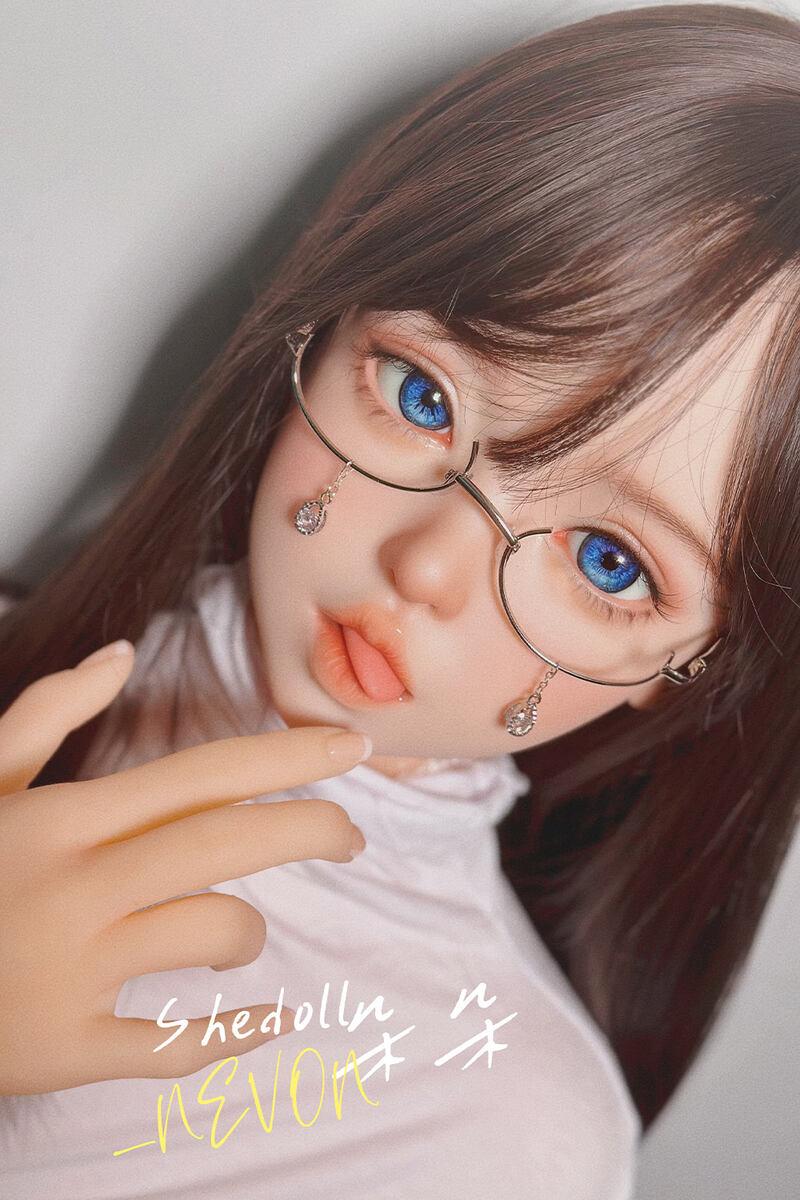 SHEDOLL – Duoduo - 148cm/4ft10 C-cup - Silicone Head + TPE Body Sex Doll - 76dollshop