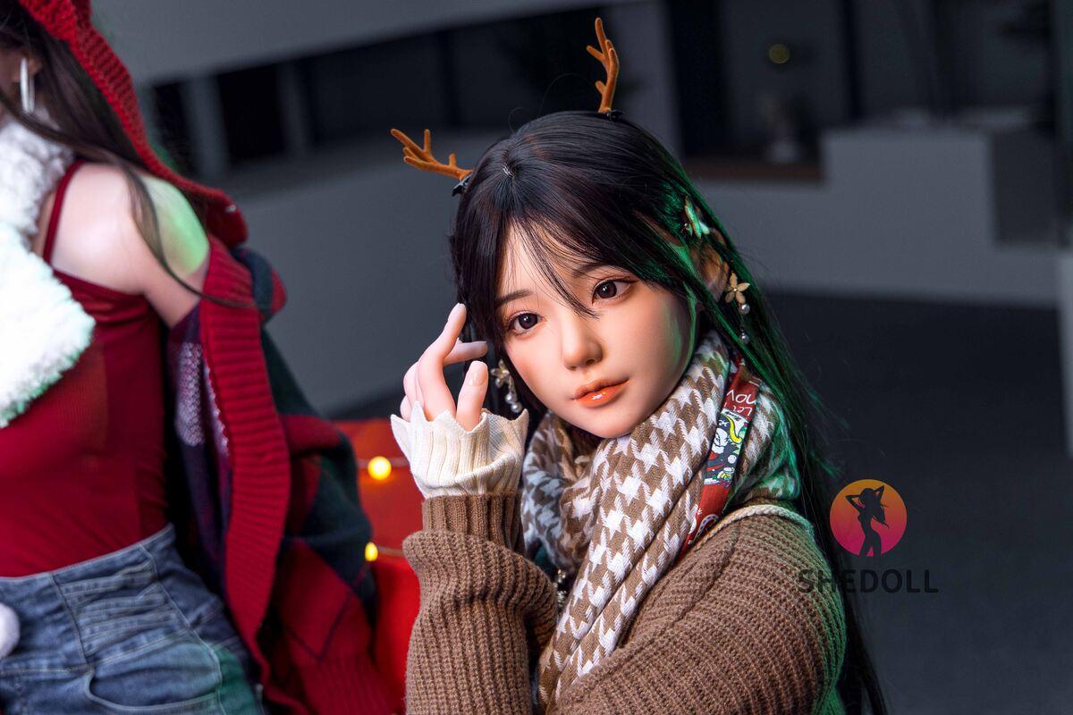SHEDOLL – Zhiyuan - 158cm/5ft2 C-cup - Silicone Head + TPE Body Sex Doll - 76dollshop