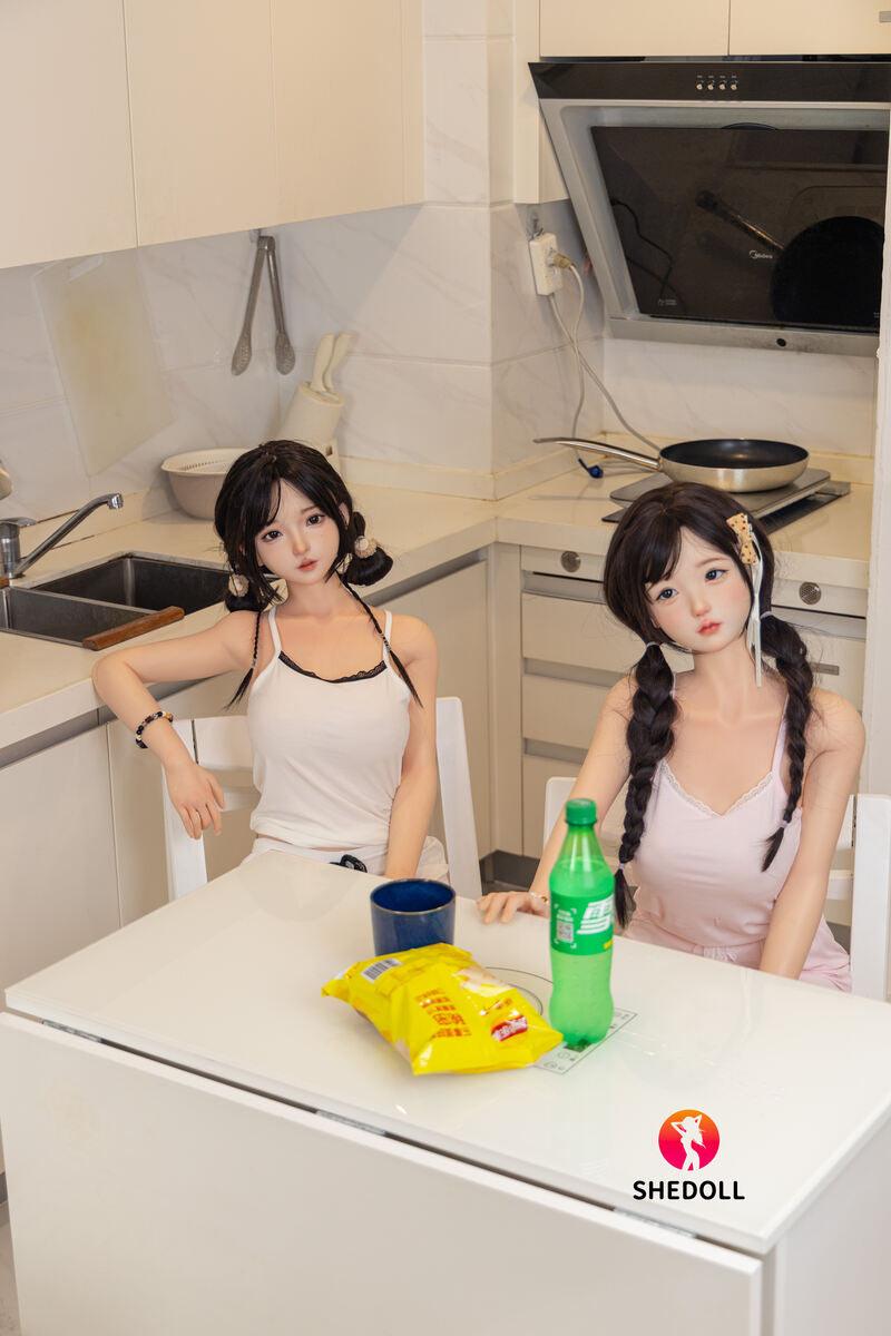SHEDOLL – Nancy - 148cm/4ft10 C-cup - Silicone Head + TPE Body Sex Doll - 76dollshop