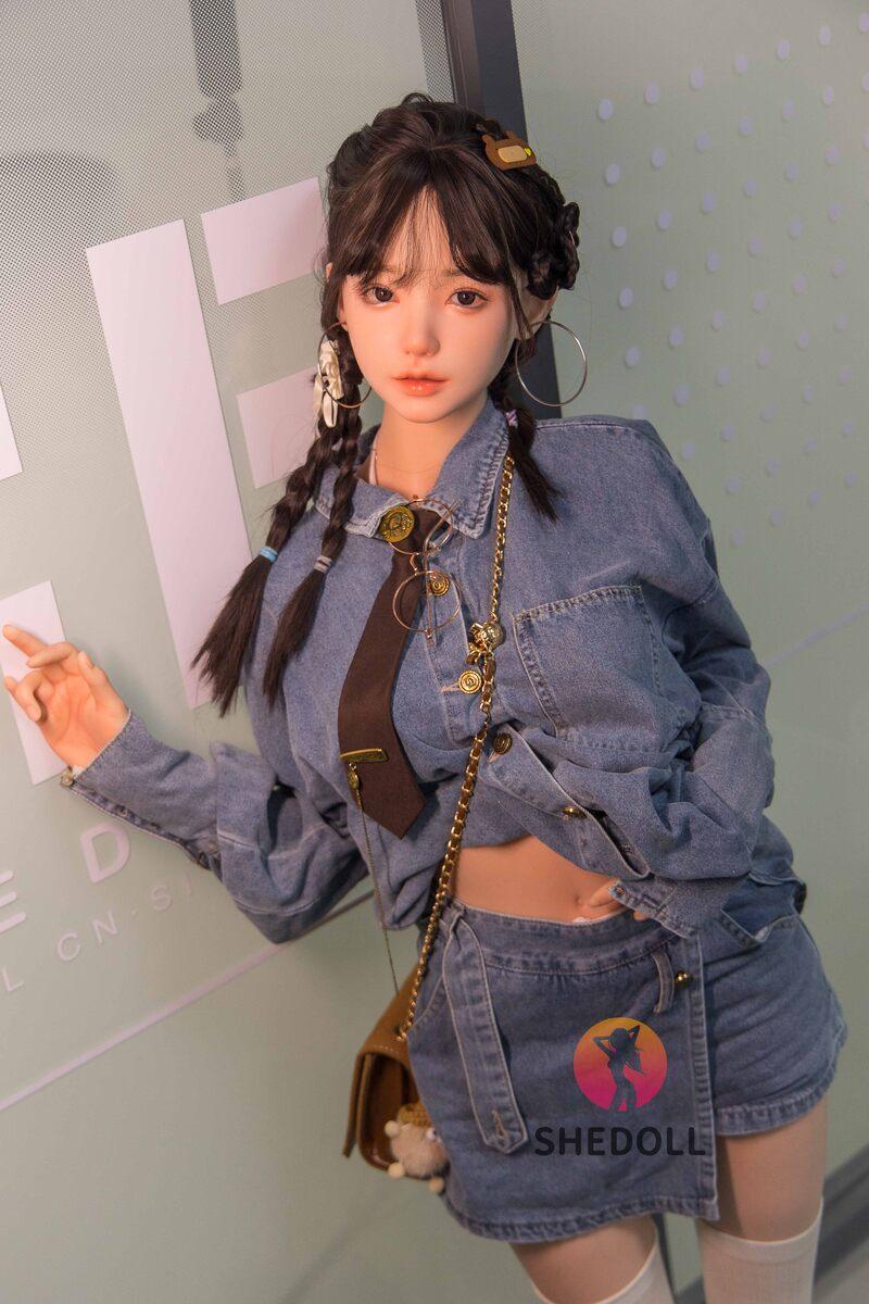 SHEDOLL – Zhiyuan - 158cm/5ft2 C-cup - Silicone Head + TPE Body Sex Doll - 76dollshop