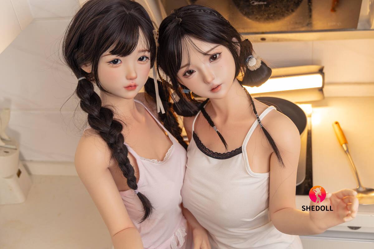 SHEDOLL – Nancy - 148cm/4ft10 C-cup - Silicone Head + TPE Body Sex Doll - 76dollshop