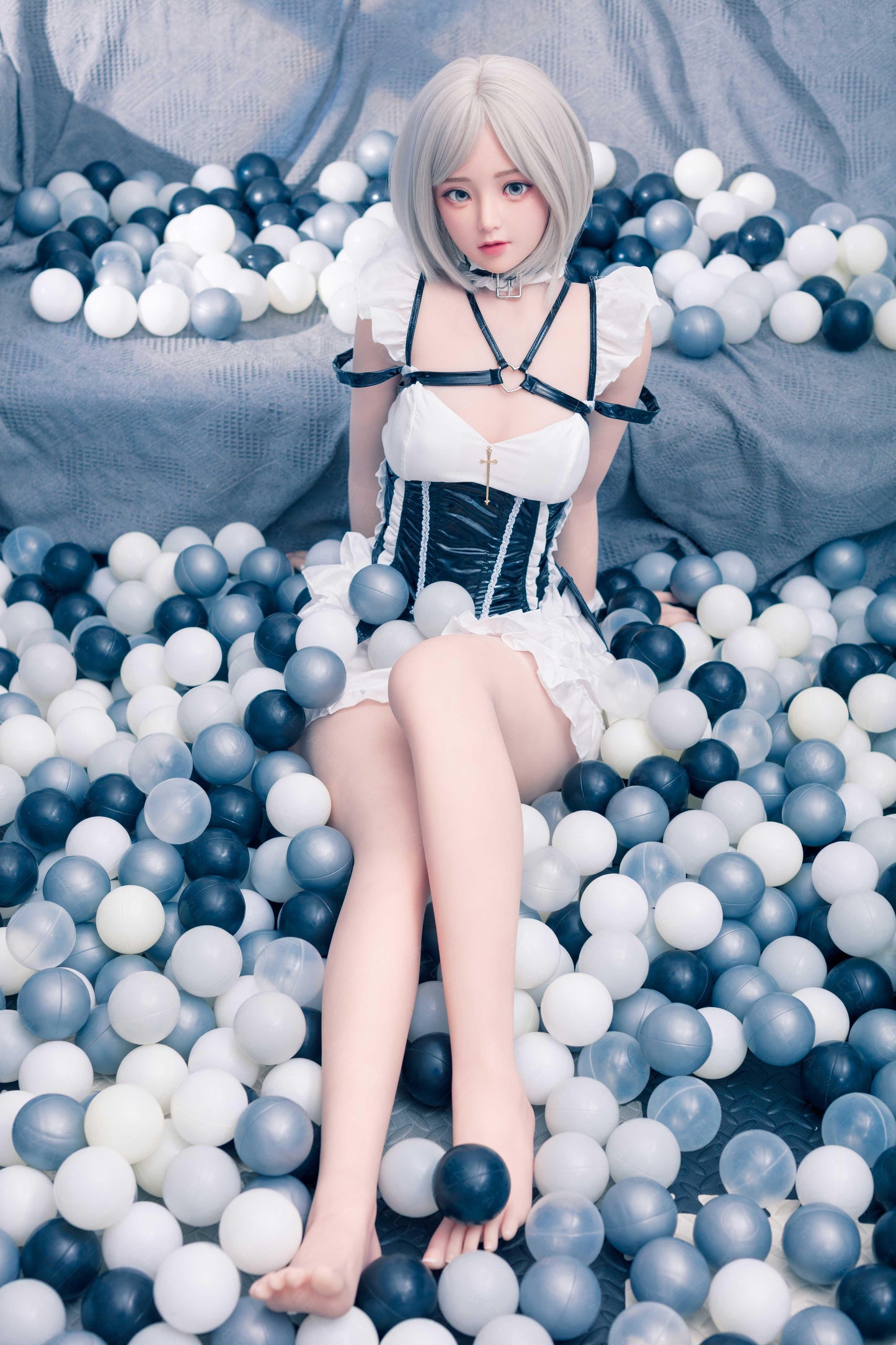 Bezlya - Convallaria - 155cm/5ft1 - 2.0 B-cup - Silicone Head + TPE Body Sex Doll - 76dollshop