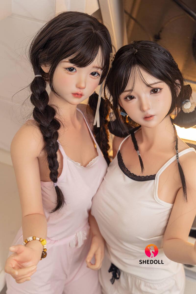SHEDOLL – Nancy - 148cm/4ft10 C-cup - Silicone Head + TPE Body Sex Doll - 76dollshop