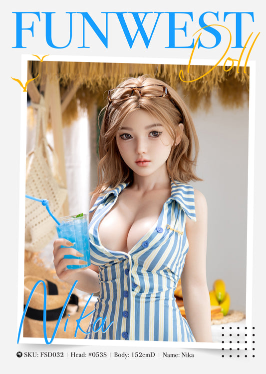 FunWest Doll - Nika - 152cm/4ft12 D-cup - Silicone Sex Doll