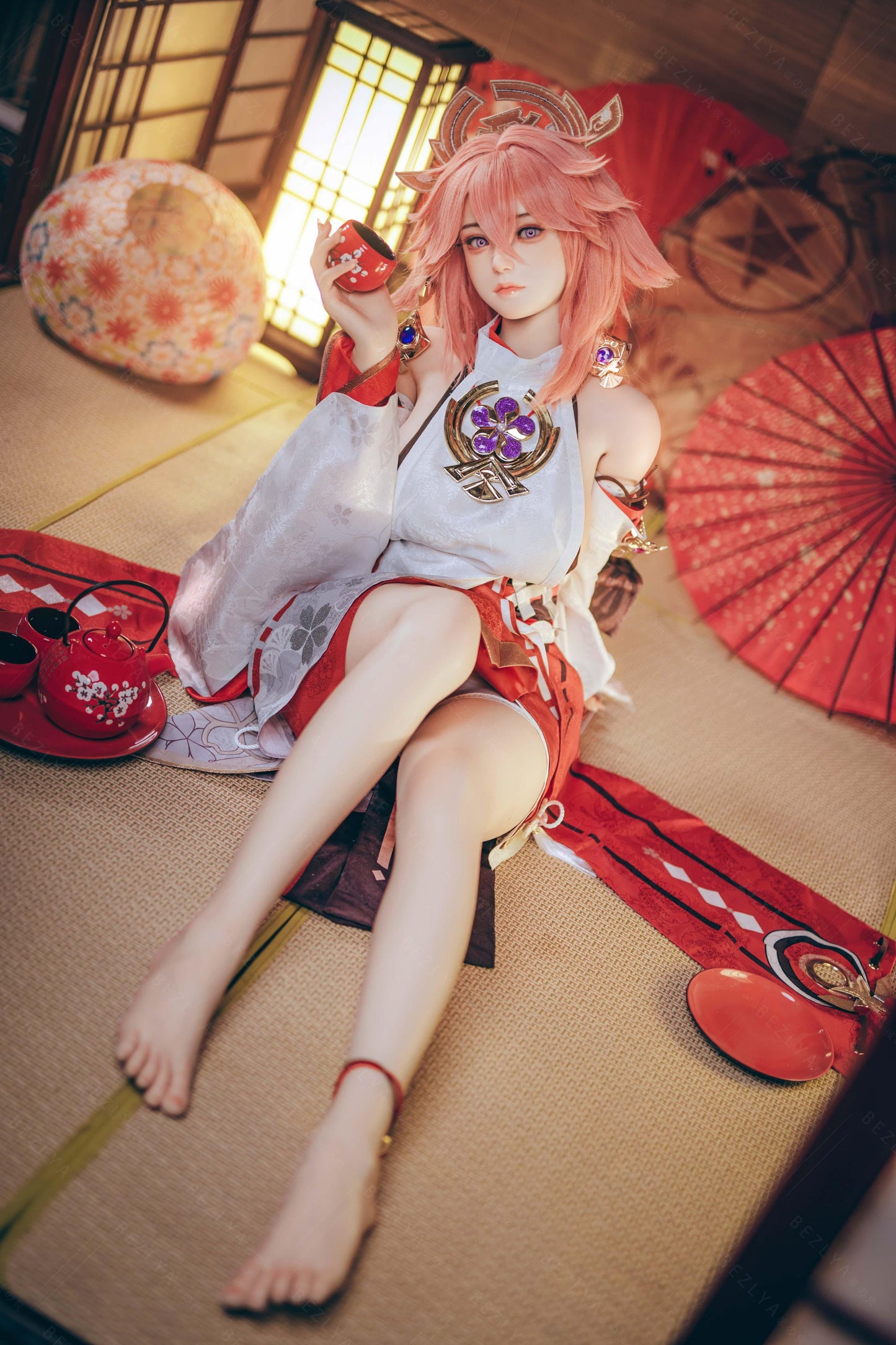 Bezlya - Campanula - 155cm/5ft1 - 2.2CF C-cup - Silicone Sex Doll - 76dollshop