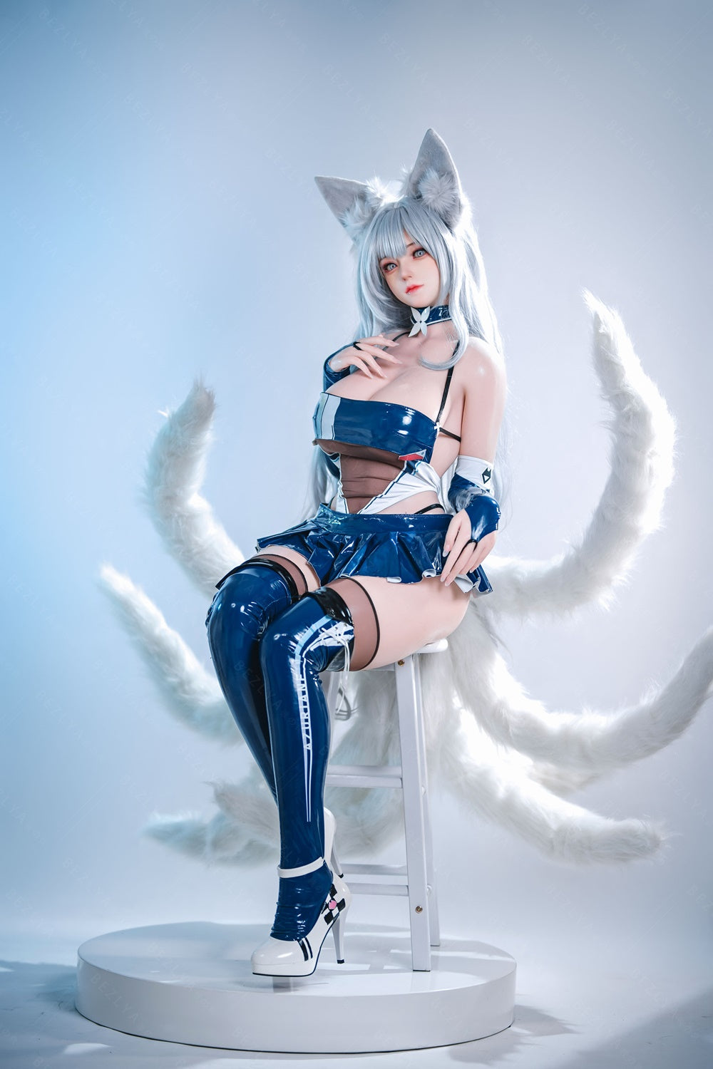 Bezlya - 鈴蘭 - 149cm/4ft10.75 - 2.0 D 杯 - 矽膠頭 + TPE 身體性玩偶
