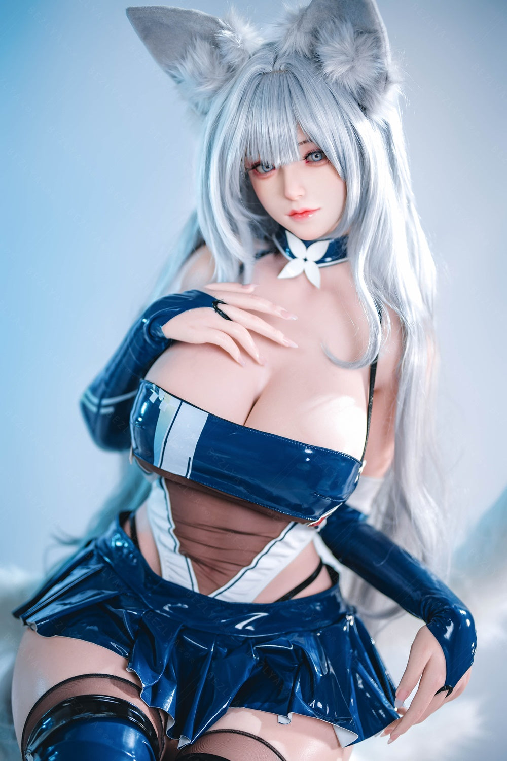Bezlya - 鈴蘭 - 149cm/4ft10.75 - 2.0 D 杯 - 矽膠頭 + TPE 身體性玩偶