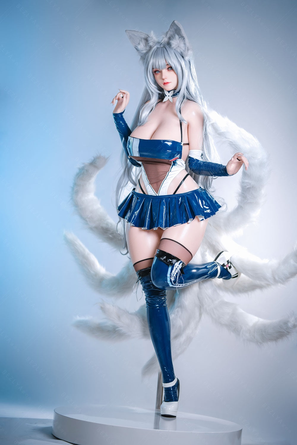 Bezlya - 鈴蘭 - 149cm/4ft10.75 - 2.0 D 杯 - 矽膠頭 + TPE 身體性玩偶