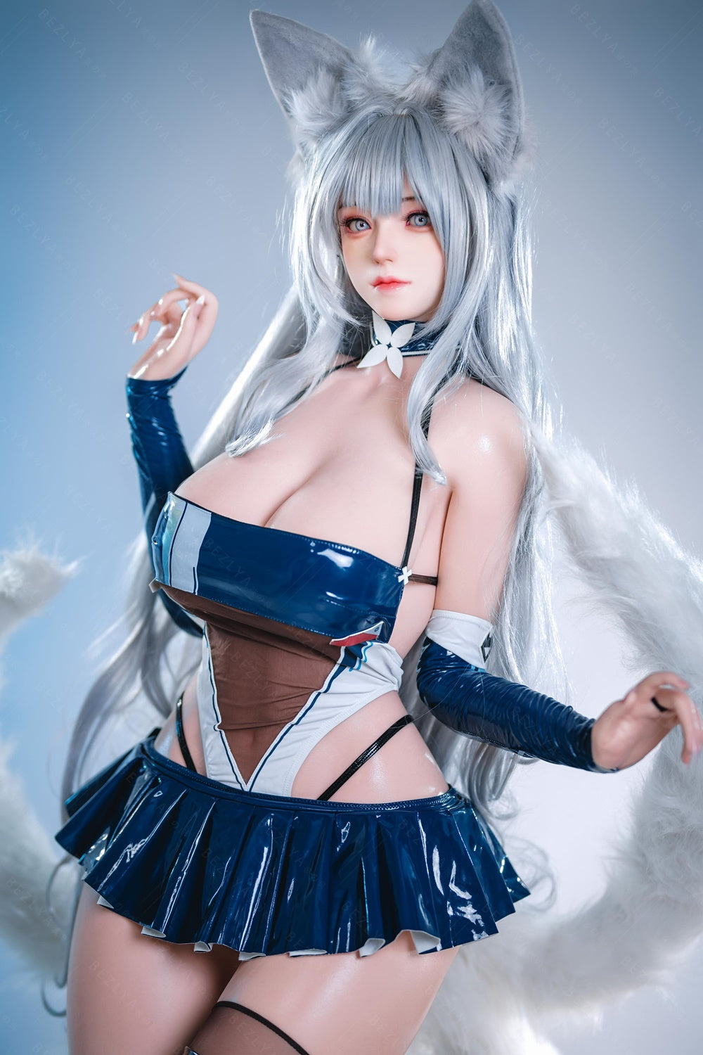 Bezlya - 鈴蘭 - 149cm/4ft10.75 - 2.0 D 杯 - 矽膠頭 + TPE 身體性玩偶